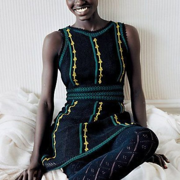 Anthropologie Dresses & Skirts - Anthro/Laureate Lane Crochet Fields Sleeveless Dress